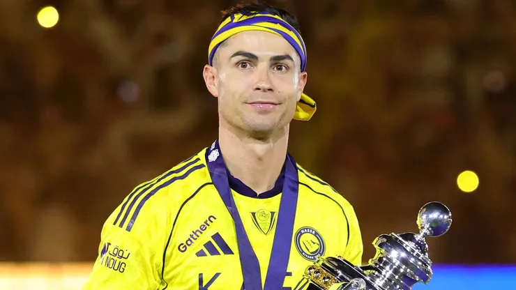 Cristiano Ronaldo, campeón con Al Nassr de la Saudi Pro League.
