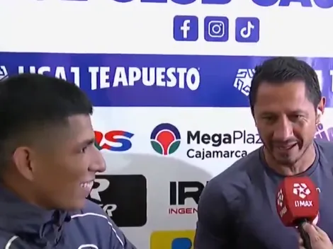 La calificación que le dio Gianluca Lapadula a Piero Quispe tras ganarle a FC Cajamarca