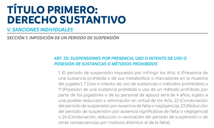 Montenegro podría enfrentar una sanción de 4 años (Conmebol).
