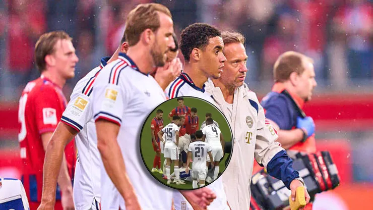 Jamal Musiala volvió a caer desmayado en el Bayern vs. Heidenheim.
