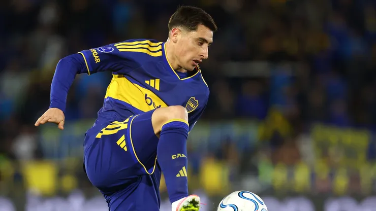 Miguel Merentiel, delantero de Boca Juniors.