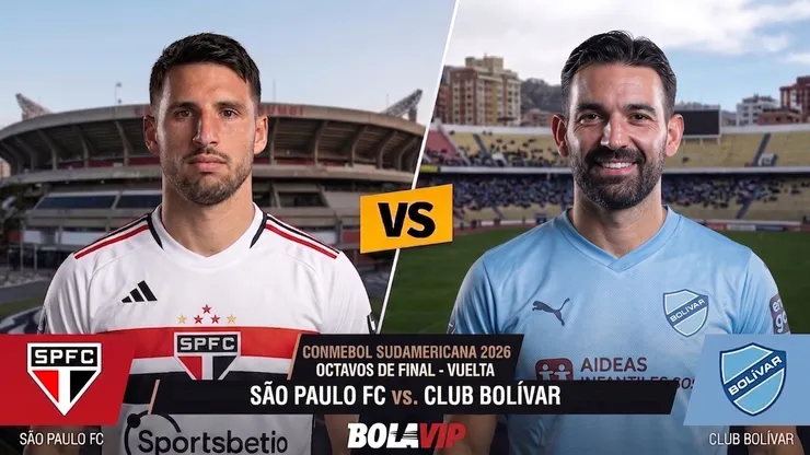 Sao Paulo y Bolívar se enfrentan por Copa Sudamericana.