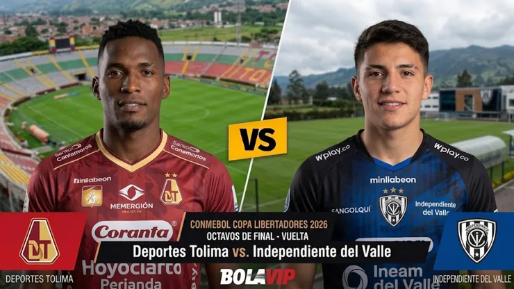 Tolima e IDV se enfrentan por la Copa Libertadores.