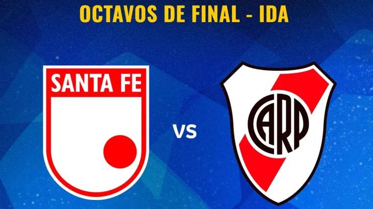 Santa Fe vs. River Plate por la Copa Sudamericana 2026.