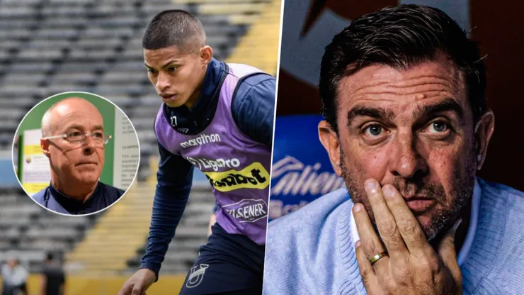 Entrenador cuestiona a Pablo Guede por borrar a Kevin Quevedo.