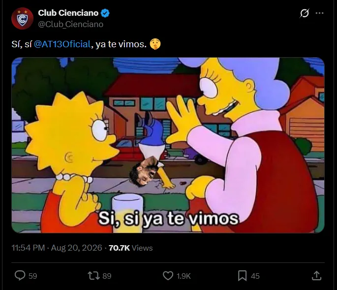 Fuente: Cienciano.