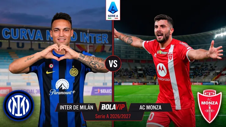 Inter recibe a Monza en el inicio de temporada en la Serie A de Italia.