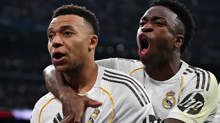 Kylian Mbappé y Vinícius Júnior, figuras del Real Madrid.
