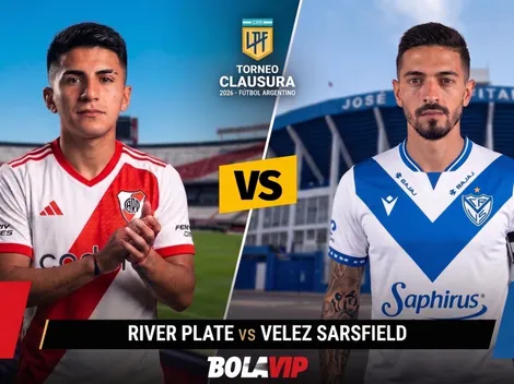 Dónde ver EN VIVO River vs. Vélez por el Torneo Clausura 2026