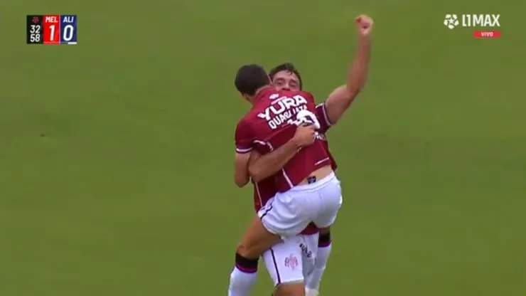 Gol de Cristian Bordacahar en el Melgar vs. Alianza Lima.