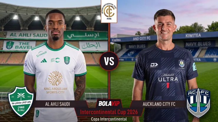 Al Ahli y Auckland City se enfrentan en Yeda por Eliminatoria África-Asia-Pacífico de la Copa Intercontinental 2026.