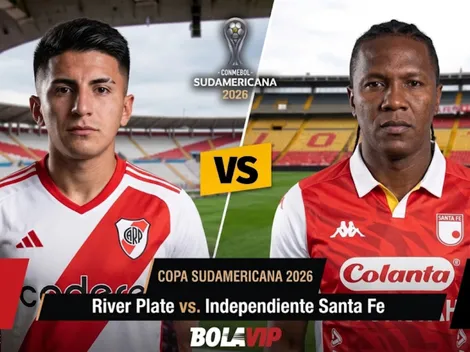 Dónde ver EN VIVO River vs. Independiente Santa Fe por Copa Sudamericana 2026