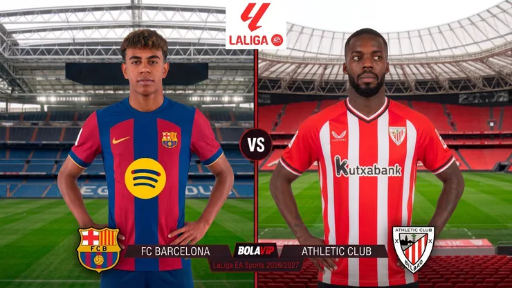 Lamine Yamal e Iñaki Williams, figuras de Barcelona y Athletic Club, respectivamente.