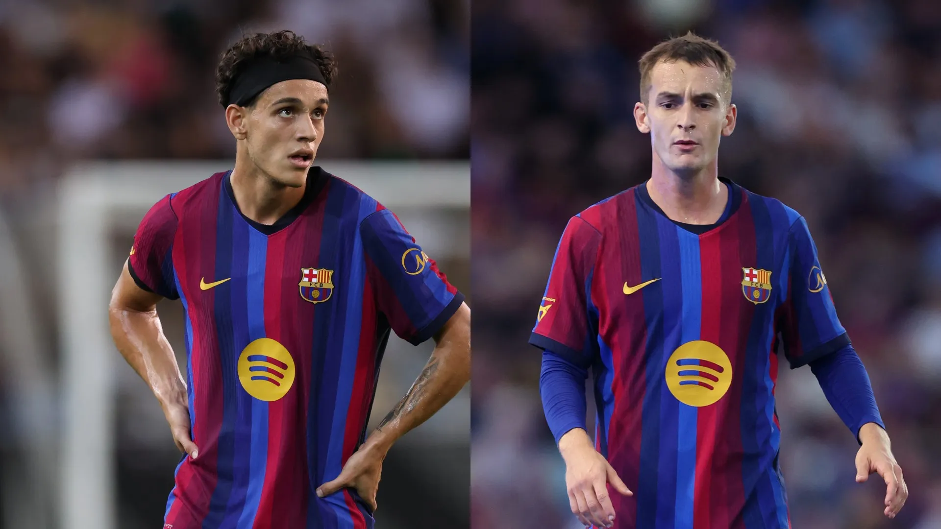 Héctor Fort y Marc Casadó se irán del Barça (Getty Images).