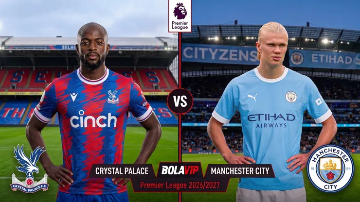 Mateta y Haaland, figuras de Crystal Palace y Manchester City, respectivamente.