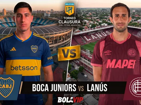 Boca vs Lanús: a qué hora y dónde ver EN VIVO por TV y streaming online