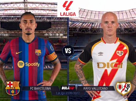 Dónde ver EN VIVO Barcelona vs. Rayo Vallecano por LaLiga 2026/2027