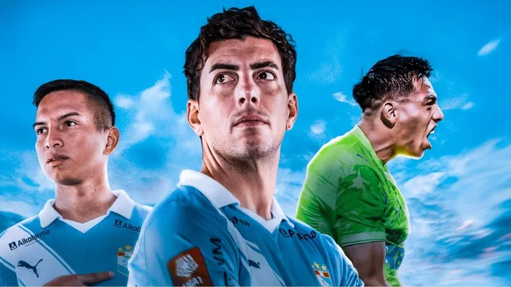 Martín Távara, Michael Hoyos y Diego Enríquez.