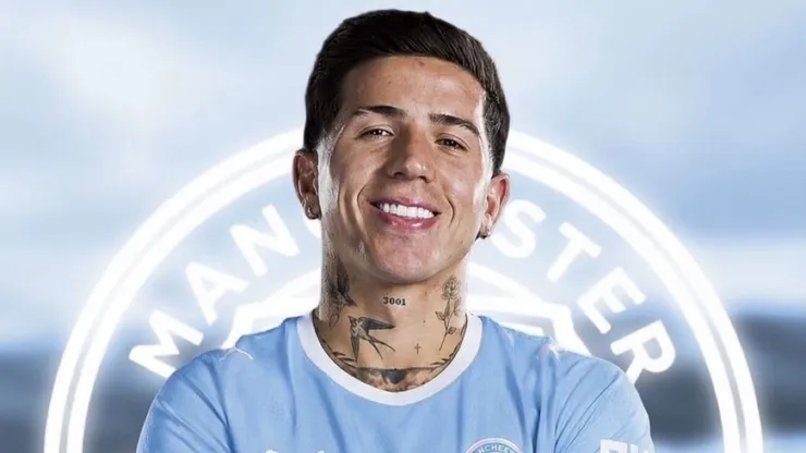 Enzo Fernández, flamante refuerzo de Manchester City.