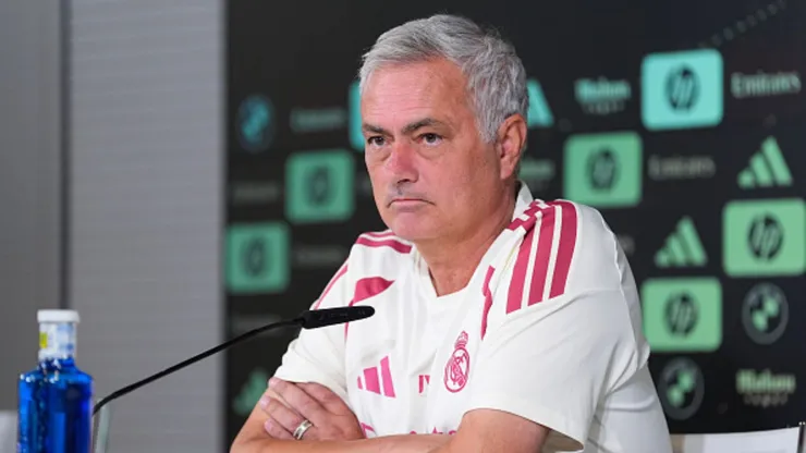 José Mourinho, DT de Real Madrid.