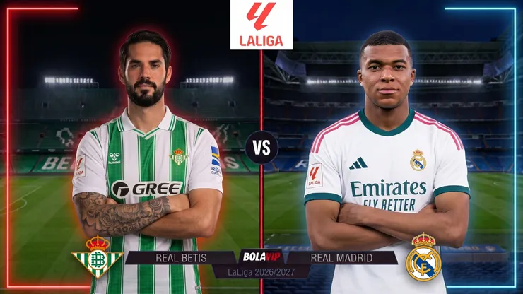 Isco y Mbappé, figuras de Betis y Real Madrid, que se enfrentan por LaLiga.
