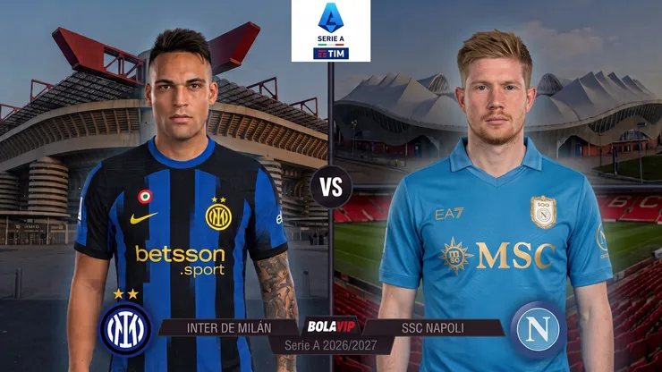 Inter y Napoli se enfrentan en un partidazo.