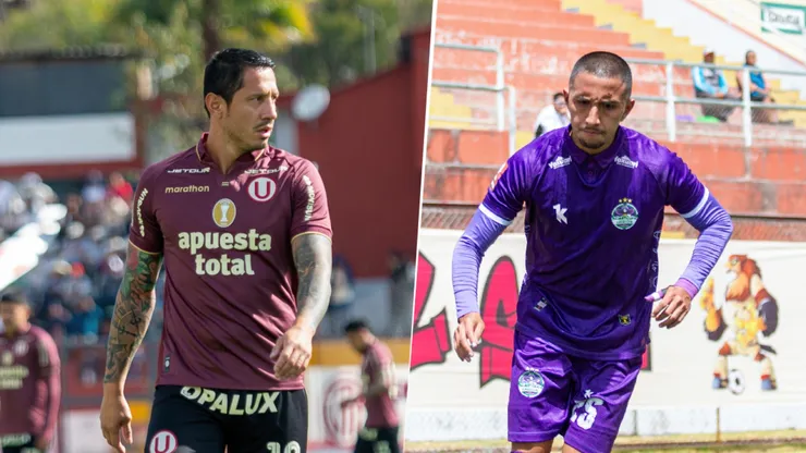 Gianluca Lapadula y Rodrigo Vilca, figuras de Universitario de Deportes y Comerciantes Unidos, respectivamente.