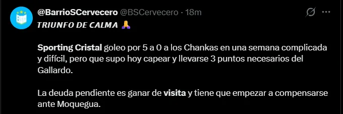 Fuente: 'X'.