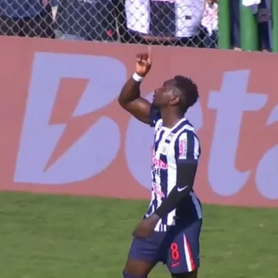 El gol de Eryc Castillo para anotar el empate de Alianza Lima ante Juan Pablo II en Chongoyape