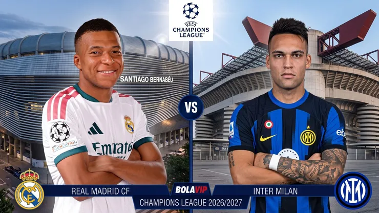 Real Madrid vs. Inter por la Champions League 2026/27.