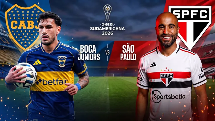 Boca Juniors vs. Sao Paulo por la Copa Sudamericana 2026.