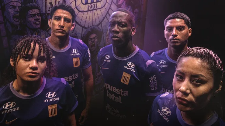 Alianza Lima presentó su nueva camiseta morada en honor al Señor de los Milagros.