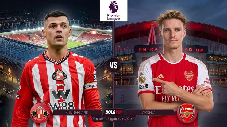 Sunderland vs. Arsenal por la Premier League 2026/27.
