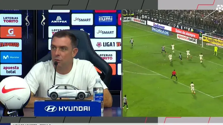 Pablo Guede, DT de Alianza Lima.