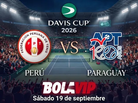 Donde ver Perú vs Paraguay HOY sábado, Copa Davis 2026: hora, cruces, TV y streaming online