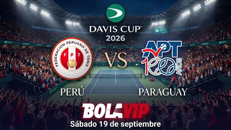 Perú y Paraguay se enfrentan por la Copa Davis.