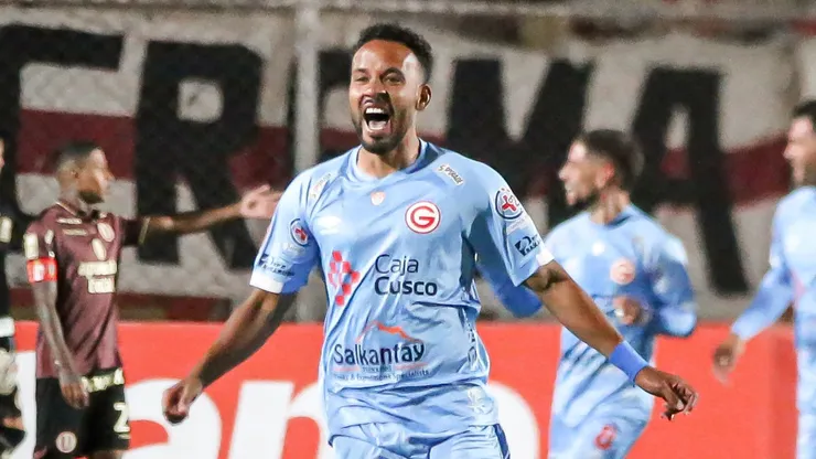Aldair Salazar y su grito de gol para la victoria parcial de Deportivo Garcilaso.