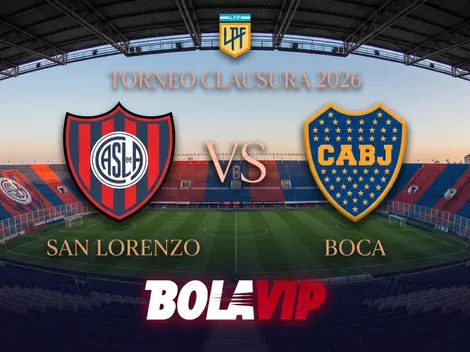 San Lorenzo vs. Boca Juniors: ¿A qué hora y dónde ver EN VIVO por TV y streaming online?