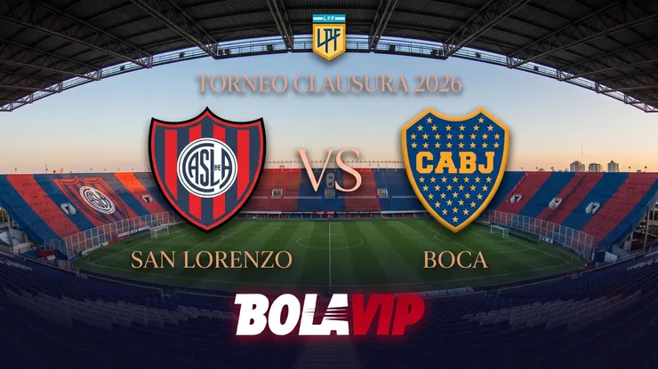 San Lorenzo recibe a Boca en una nueva fecha del Torneo Clausura 2026.