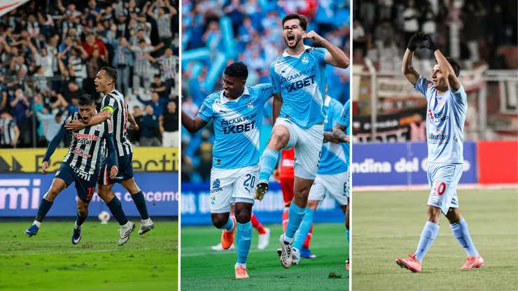 Alianza Lima, Sporting Cristal y Deportivo Garcilaso.