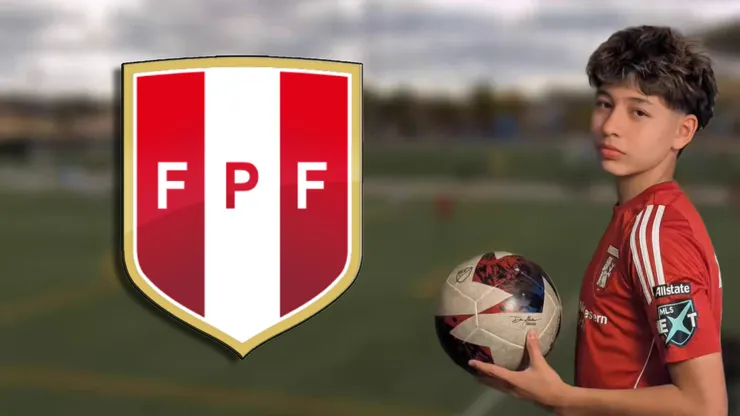 El futuro goleador de la Selección Peruana de 14 años.