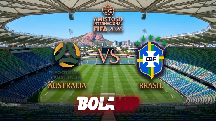 Australia y Brasil se enfrentan en un partido amistoso.