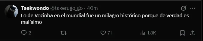 Fuente: 'X'.