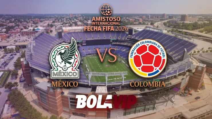 México y Colombia se enfrentan en un amistoso internacional en Baltimore, Maryland.