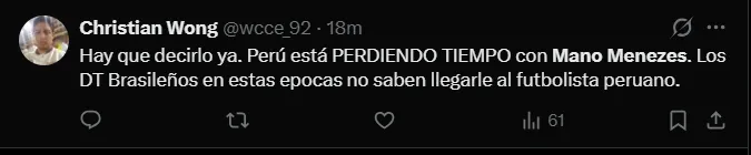 Fuente: 'X'.