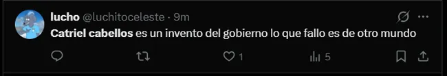 Fuente: 'X'.