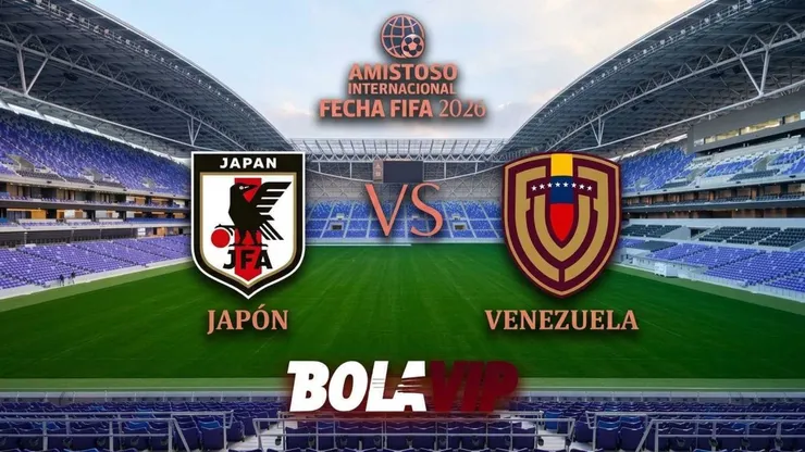 Japón y Venezuela se enfrentan en un amistoso internacional.
