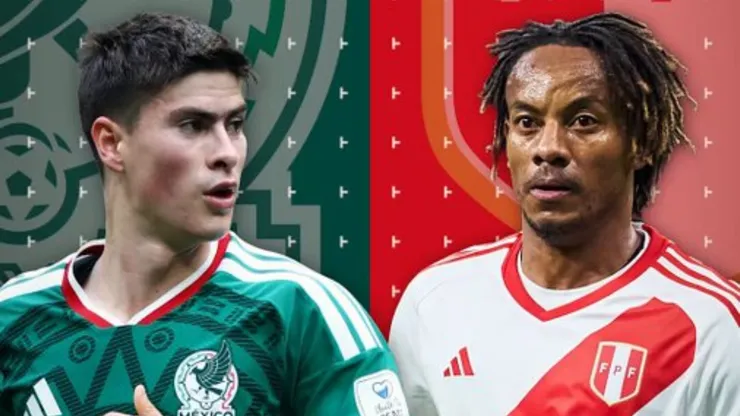 Las alineaciones confirmadas del México vs. Perú.