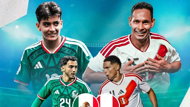 Perú vs. México por Amistoso FIFA.