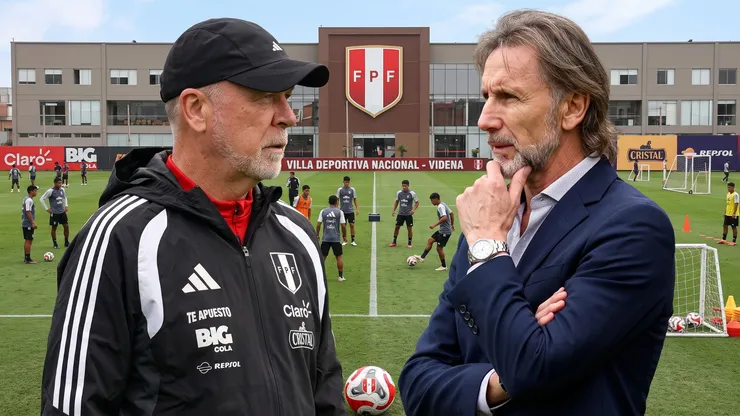 Mano Menezes y Ricardo Gareca.